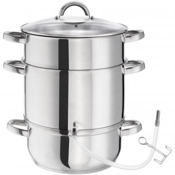 TecTake Silver Steam Juicer – Advanced Extraction System