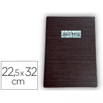 Porta menus 22,5 x 32 cm para 2 folhas