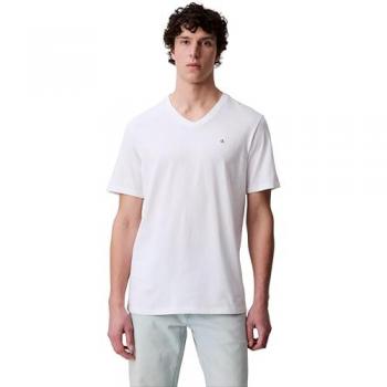Calvin Klein Jeans T-Shirt Unifarben mit Logostickerei