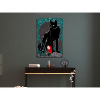 Tableau mural motif Chaperon Rouge 60x90cm