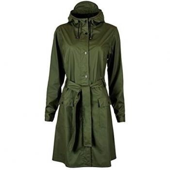 RAINS Chaqueta Curve Mujer Verde