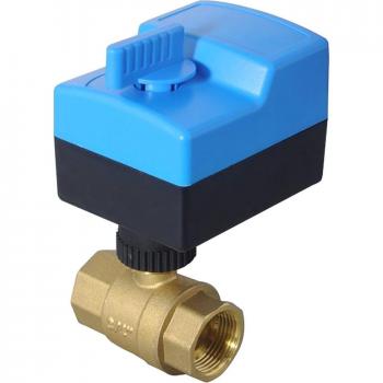 Motorized Brass Ball Valve AC220V AC24V with Electric Actuator for DN15-DN25