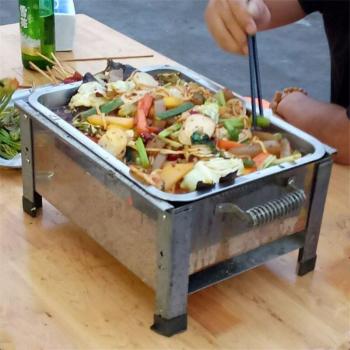 Thick Stainless Steel Grilled Fish Rack