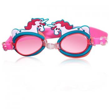 Gafas de natación de cartón para niños, cristal suave y elástico, diseño de fauna marina, coloridas, HD, con recubrimiento anti-niebla, impermeables