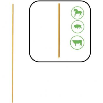 Piquetas in fibra pastormatica gialla 120 cm confezione da 50