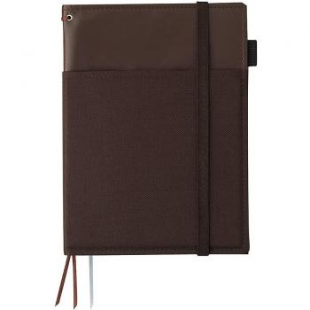 KOKUYO 50-Sheet A5 Leather Style Notebook Cover