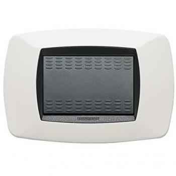 PLACCA MODO 3P BIANCO C/ADATT (185801)