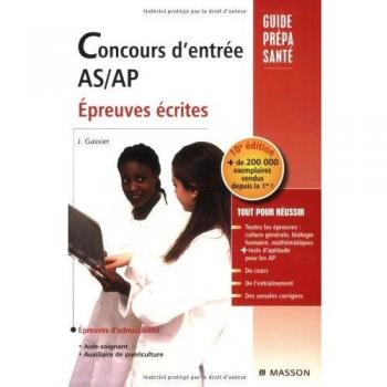 Concours d'entrée AS/AP Epreuves écrites