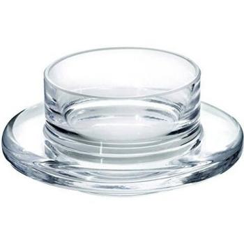Utopia Glass Butter Dish with Lid, F91001-000000-B01006, 3.5