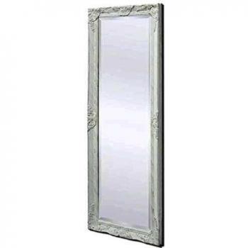 Specchio stile barocco 140 x 50 cm bianco