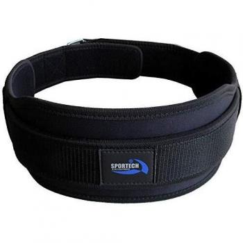 Sportech Cintura Pesistica Alta 13cm Body Building Palestra Sollevamento Pesi (L)