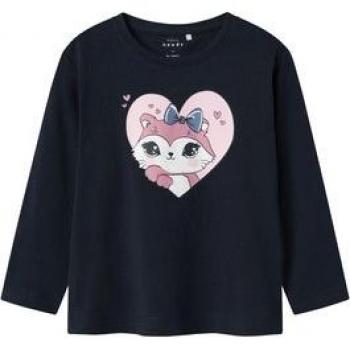 Langarmshirt NMFVEEN Dark Sapphire – Damen