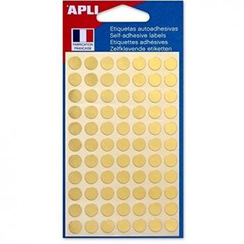 Agipa selbstklebende Markierungspunkte, rund, gold