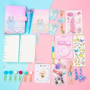 Cahier Planificateur à Anneaux A5 – Style Kawaii