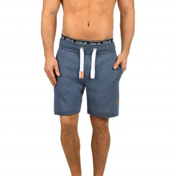 Solid Benn Shorts Herren Sweatshorts Kurze Hose Sportshorts aus hochwertiger Baumwollmischung Größe:XXL Farbe: Grey Blue Melange (1946M)