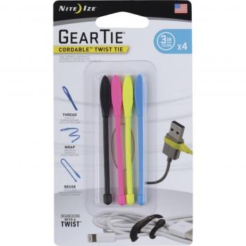 Set de 4 Bridas Reutilizables Nite Ize 3''