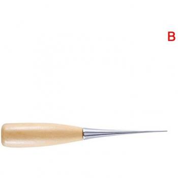 Wood Handle Leather Hole Punch