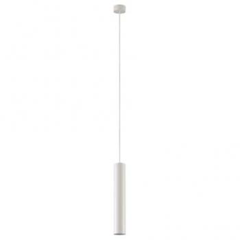 Lustre suspendu Ejona en aluminium blanc, hauteur 35 cm, dimmable