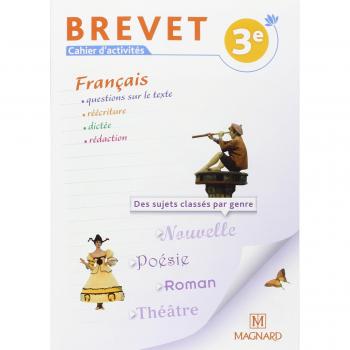 Français, cahier d'activités brevet, 3e
