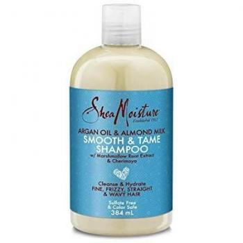 Shea Moisture Shampooing lissant au lait d'amande et huile d'argan 384 ml