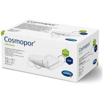 Cosmopor Silikon Wundschnellverband 7,2 x 5 cm, steril, 50 Stück