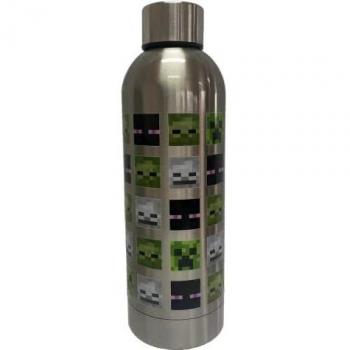 Botella Acero Inoxidable Minecraft 500 ml beige