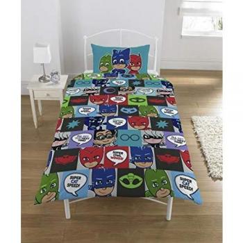 PJ Masks Simple Bed Linen with Comic Strip Design