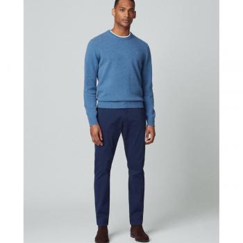 Pantalón de hombre Hackett London en satén marino