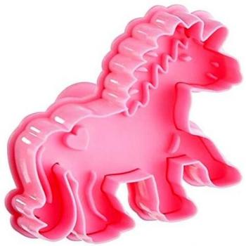 Städter Einhorn Ausstechform, Plastik, Rosa, ca. 7 cm