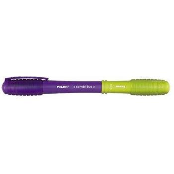 Bolígrafos Combi Duo SWAY lila y verde claro, 10 unidades