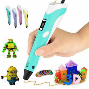 Lápiz Tríptico 3D: Set Creativo con Filamento
