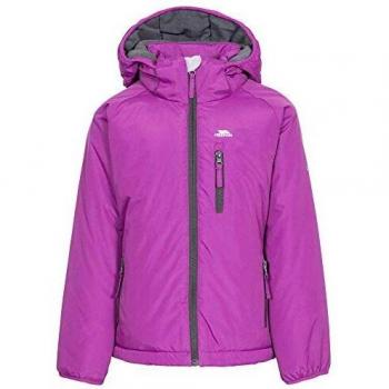 Trespass Shasta Kids‑Rückenwindschutz – 9‑10 Jahre – Wolle & Wasserabweisend – Pink Lady Edition