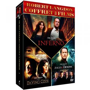 Lot de 3 Films : Inferno, Da Vinci Code, Anges et Démons