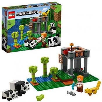 LEGO Minecraft: The Panda Nursery (21158) Complete Set