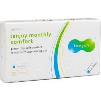 Lenjoy Mensual Comfort (6 lentillas) + Oxynate Peróxido 380 ml con estuche