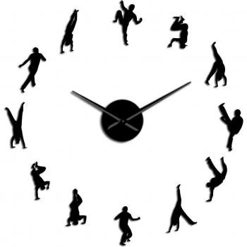 Capoeira Siluetas Reloj de Pared