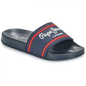 Pepe Jeans Zehensandalen Slider Logo B Dunkelblau