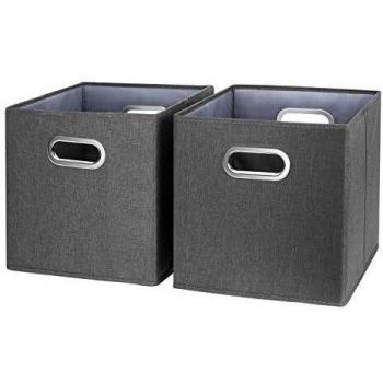 Cubi Organizzatore in Oliva Nero TYEERS 2 – Scatola di Immagazzinaggio Lavabile