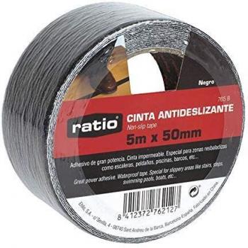 Cinta antideslizante negra 50mm x 5m