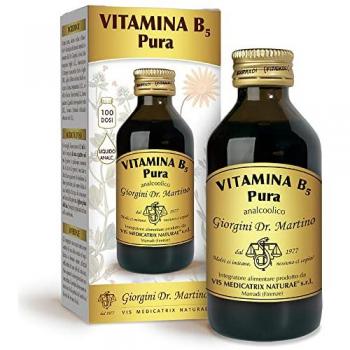 Dr Giorgini Vitamina B5 Pura Liquido Anaalcolico per il Benessere Fisico 100 ml