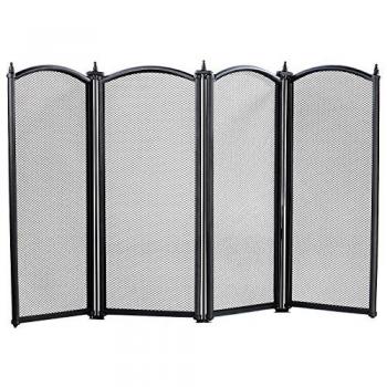 Pare‑feu coupe‑flamme « Obsidienne » – 85 × 50 cm, pliable