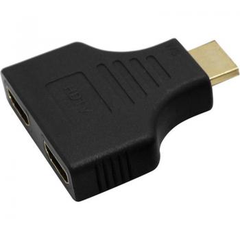 HDMI Male to 2 Female 1 In 2 Out Splitter for TV