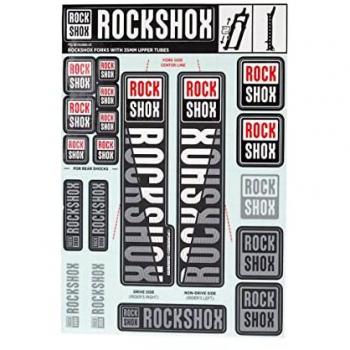 Stick Rockshox 35 mm Fork 2018+ – Blanc