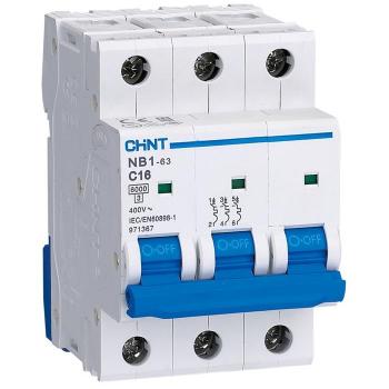 Interruptor Automático 3P 20A Curva Tipo C 6kA