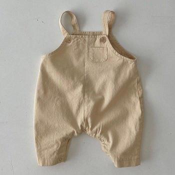 Pelele en Denim sans manches pour bébé 0-24 mois