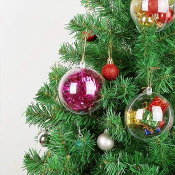 Esferas de Acrílico Transparentes para Decoración de Navidad y Bodas