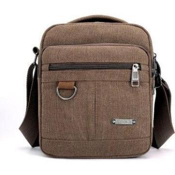 Mochila de Lona con Solapa Caqui