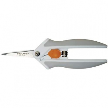 Ciseaux de précision Fiskars Easy Action avec poignées Softgrip et micro-tip, longueur totale de 16 cm