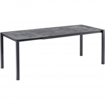 BEST Gartentisch Palazzo 200x80 cm grau-anthrazit rechteckig