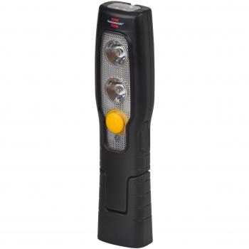 Brennenstuhl Lampe LED rechargeable 2 + 3 LED (78 lumens, aimant intégré, crochet orientable, fournie avec 3 chargeurs)
